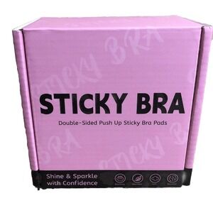 Reusable Sticky Bra Push Up Double Sided Adhesive Strapless‎ Backless New